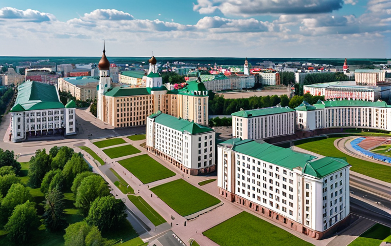 ** A scenic view of Minsk, Belarus. Incorporate hashtags like #Belarus, #Minsk, and #MinskCity. Aim for a sharp, well-lit photo suitable for Instagram.
**